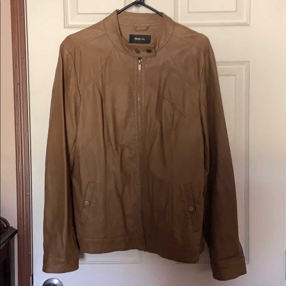 Faux Leather Jacket